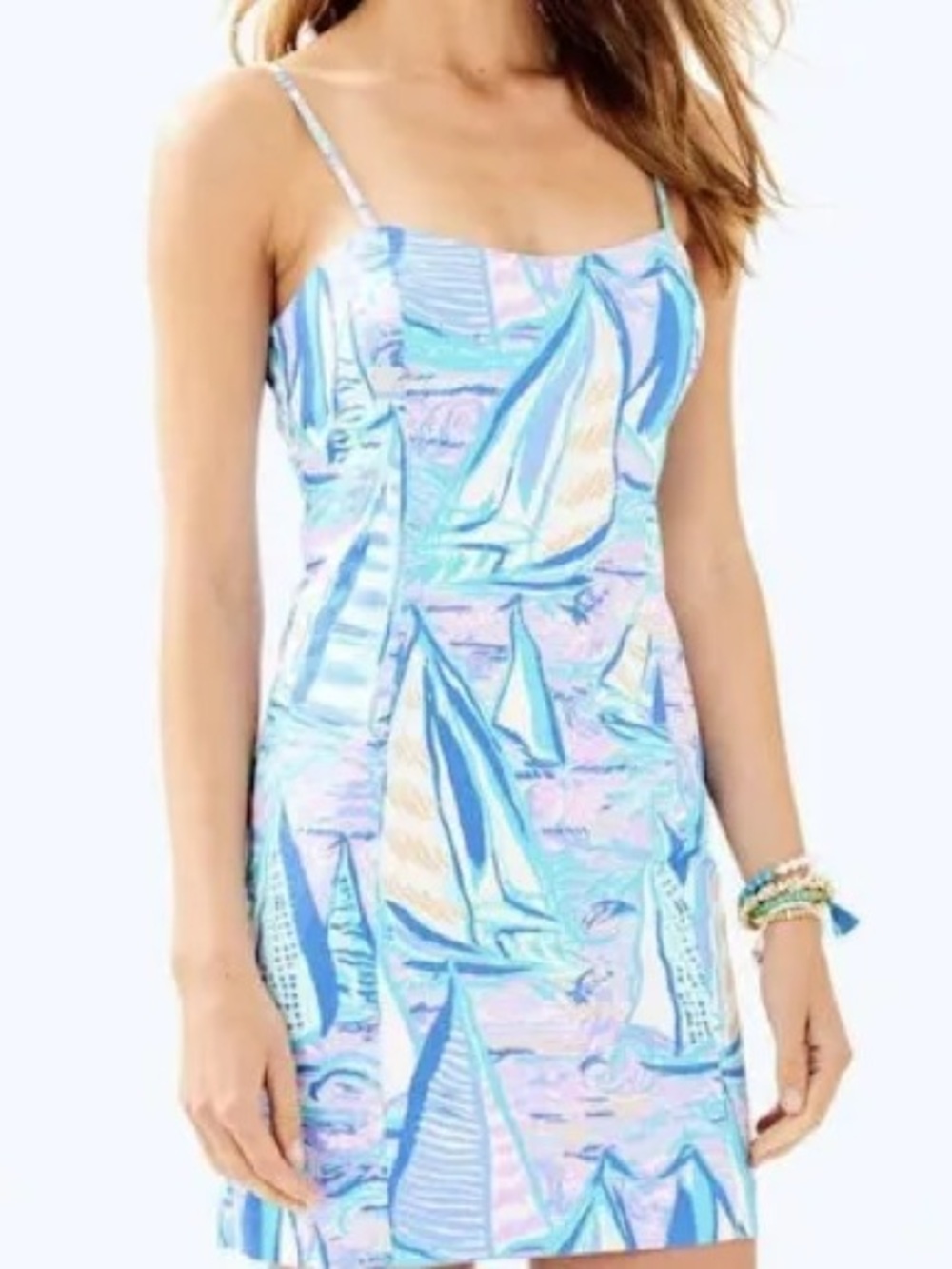 Lilly Pulitzer Shelli Stretch Dress In Light Lilac Verbena Aboat Time